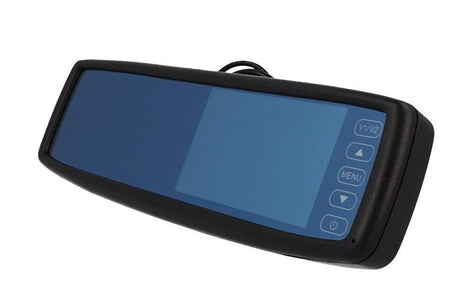 Monitor Specchio Retrovisore Bluetooth Vivavoce 4,3 Pollici Touch Key 2 Input