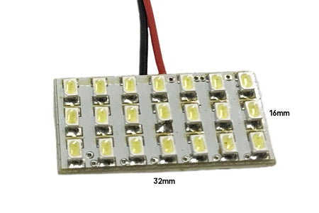 Pannello Plafoniera Lampada Led 12V Con 21 Smd 3014 Bianco Freddo Per Luci
