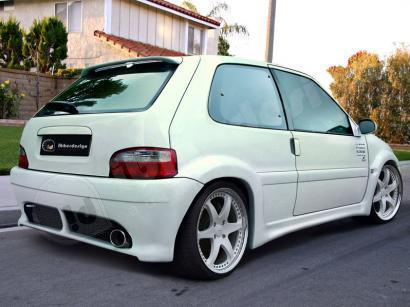 Coppia allargamenti parafanghi posteriori WARRIOR 'ALLARGATO' SAXO 1996-