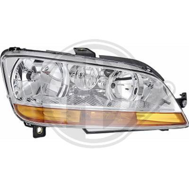Faro fanale anteriore Destro IDEA e MULTIPLA 04-11/05 TYC H7+H1+H1 con moto