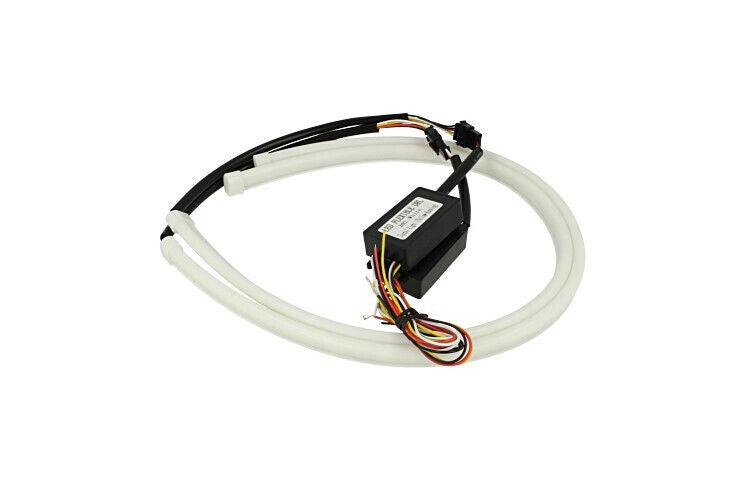 Coppia Tubo Neon Striscia Led Auto 60cm Bicolor Flessibile Freccia Dinamica univ