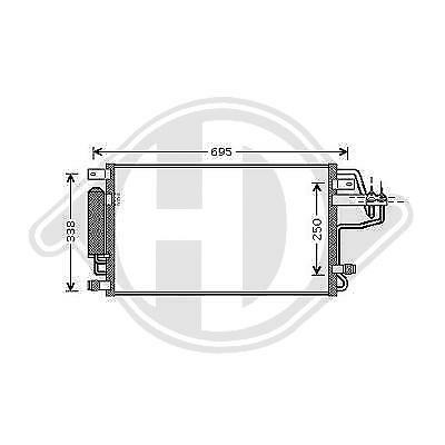 Condensatore clima TUCSON 08/2004 SPORTAGE 09/2004 97606-2E000