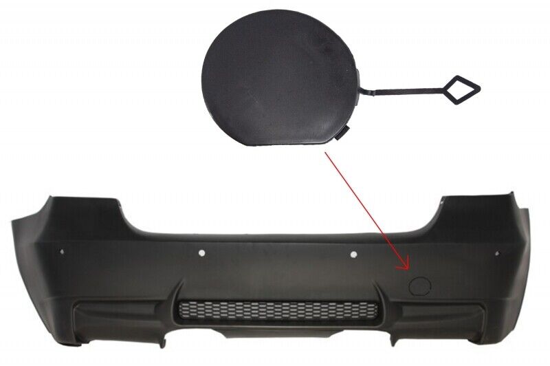 Paraurti posteriore copertura gancio di traino adatto per Serie 3 E90 (2004