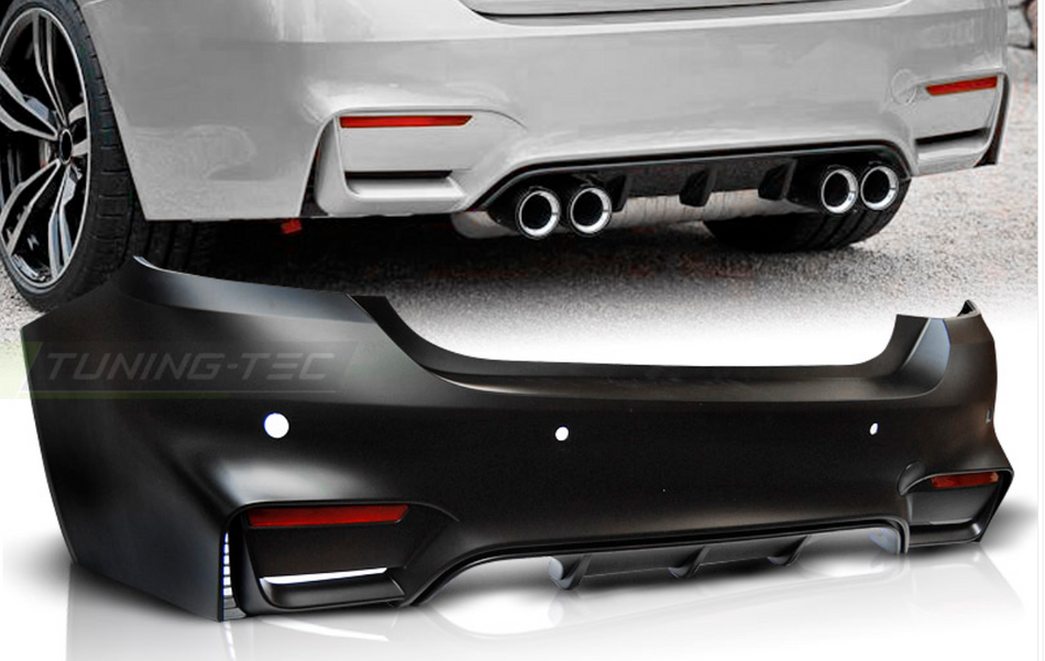 Paraurti Posteriore Tuning Serie 4 F32-F33 da 2013 Fori PDC