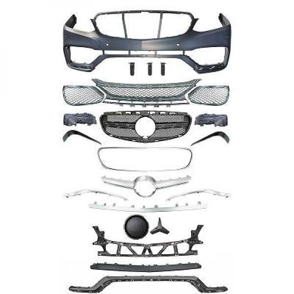 PARAURTI SPORTIVO ANTERIORE. W212, 13-16 ACOMPATIBILE CON MG E63 LOOK