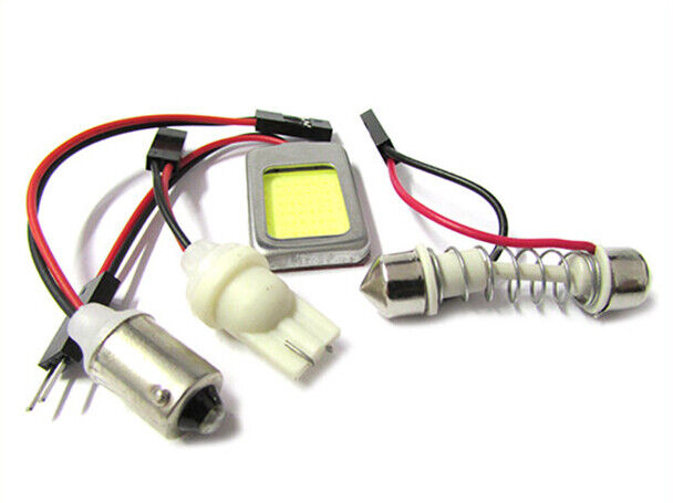 Pannello Lampada Led COB 18 Chip 12V 3.6W 27X18mm Siluro T11 Regolabile T10 W5W