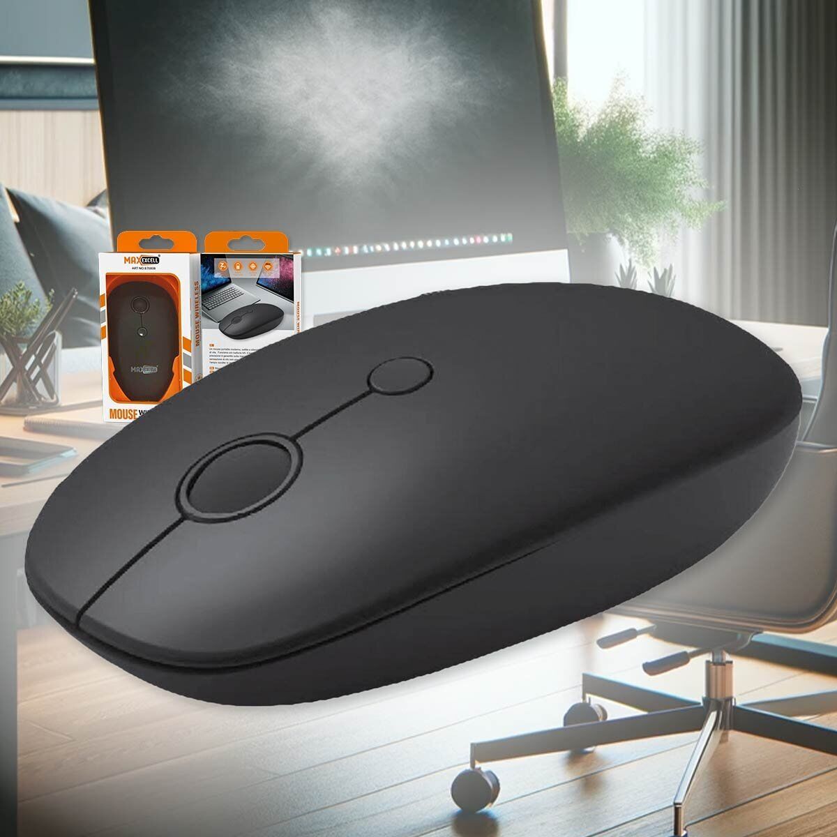 Mouse Wireless da Ufficio Lavoro Navigare Senza Filo con Design Leggera e