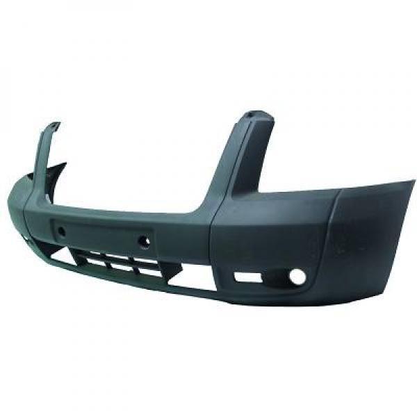 Paraurti anteriore TRANSIT 06-12 completo grigio scuro per fendinebbia