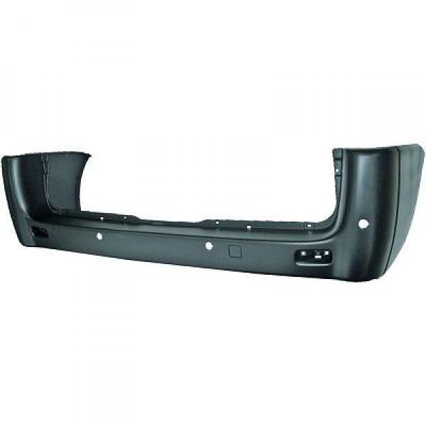 PARAURTI POSTERIORE CITRO. COMPATIBILE CON FIAT SCUDO, 06-16 NERO