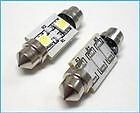 Coppia Lampada Lampadina Led Siluro T11 C5W 41mm 2 SMD 5050 12V Canbus No Errore