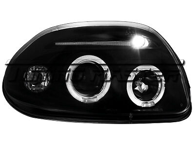 Clio 98->01 Fari Anteriori Angel Eyes Neri