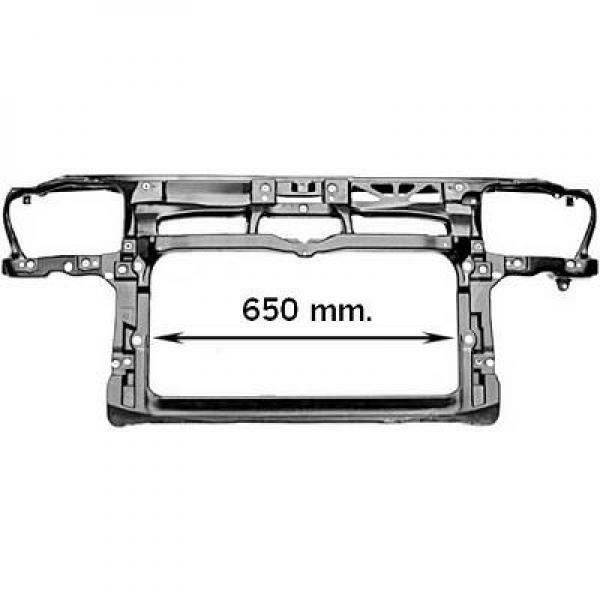 Ossatura frontale maschera BORA/GOLF 4 97-03 per clima 650 mm TDI 110 KW