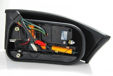 Coppia Fari fanali Posteriori Tuning TT 8N 1999-2006 Rosso LED