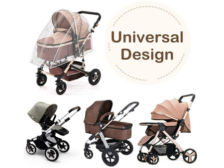 Parapioggia Paravento Universale Per Passeggino 140X150cm <ul> <li>Parapioggia