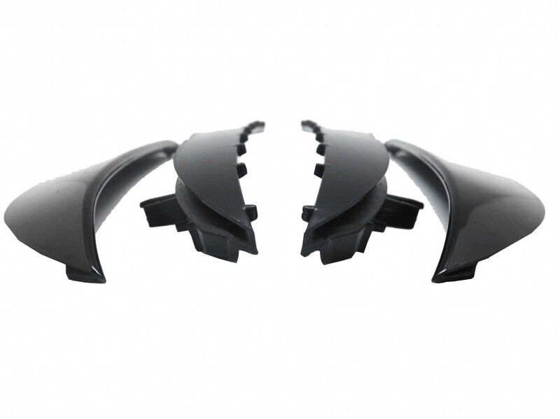 Paraurti posteriore Splitter Alette Alette di ventilazione laterali Flics adatt