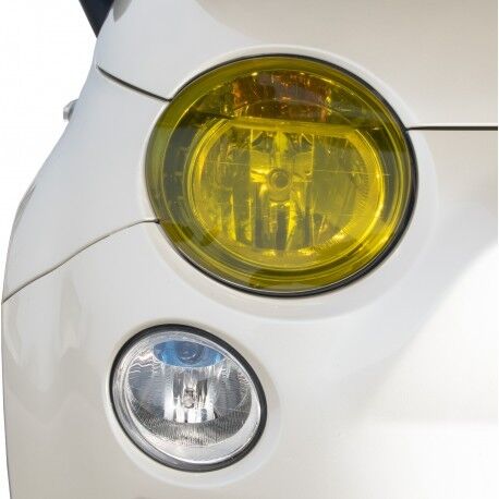PELLICOLA Fari Fanali Adesiva Fendinebbia Wrap Wrapping GIALLA YELLOW HLF/Y