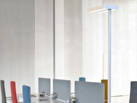 Piantana Lampada Led Da Terra Moderna Bianco Interruttore Rotella Corner Rotond