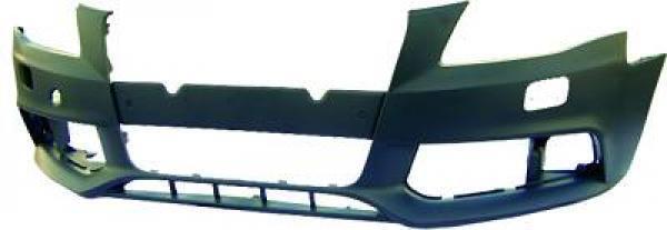 Paraurti anteriore A4 07-11 verniciabile per lavafari no fori PDC No S-Line