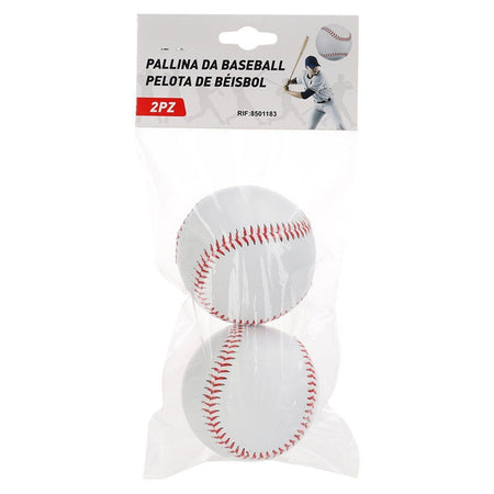 2 Pezzi Palla da Baseball Softball per Training Sport e Tempo Libero Colore Blu