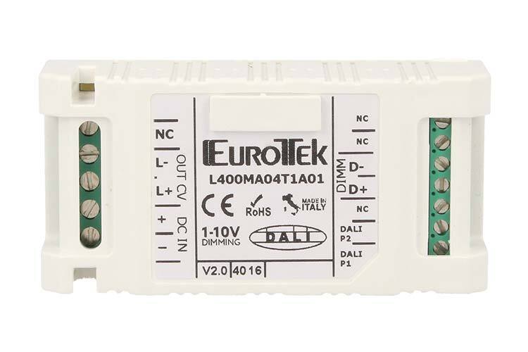 Newlab Led Dimmer Monocanale PWM 12A Controllato Da Pulsante N.O. 0-10V 1-10V