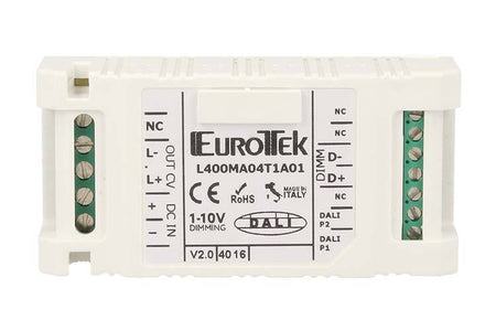 Newlab Led Dimmer Monocanale PWM 12A Controllato Da Pulsante N.O. 0-10V 1-10V
