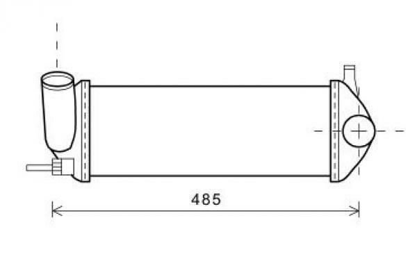 Intercooler KANGOO II 1.5 DCI