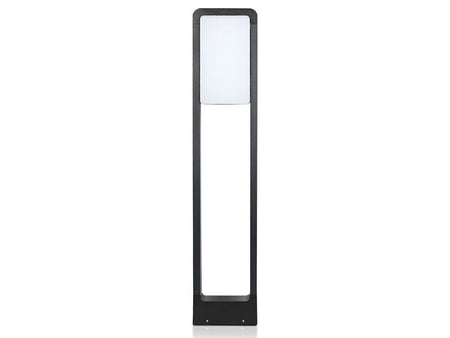 Paletto Led Lampioncino Da Gardino Esterno IP65 10W Neutro 4000K Corpo Nero Chi