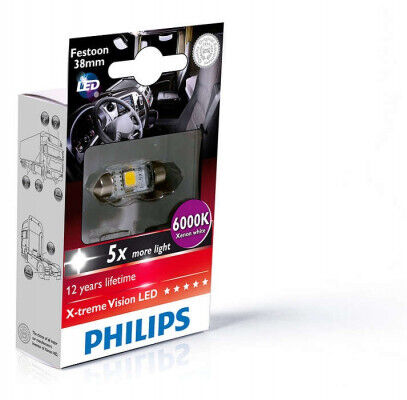 Philips X-tremeUltinon gen2 Fest 10.5x38 LED 24944 6000K 24V 1W X1 X1&