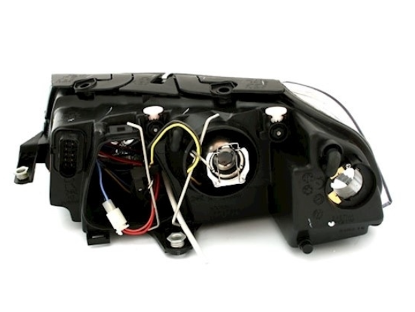 Coppia Set Fari Fanali Anteriori Angel Eyes Passat 3BG 2000-2005 Neri