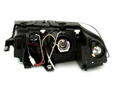 Coppia Set Fari Fanali Anteriori Angel Eyes Passat 3BG 2000-2005 Neri