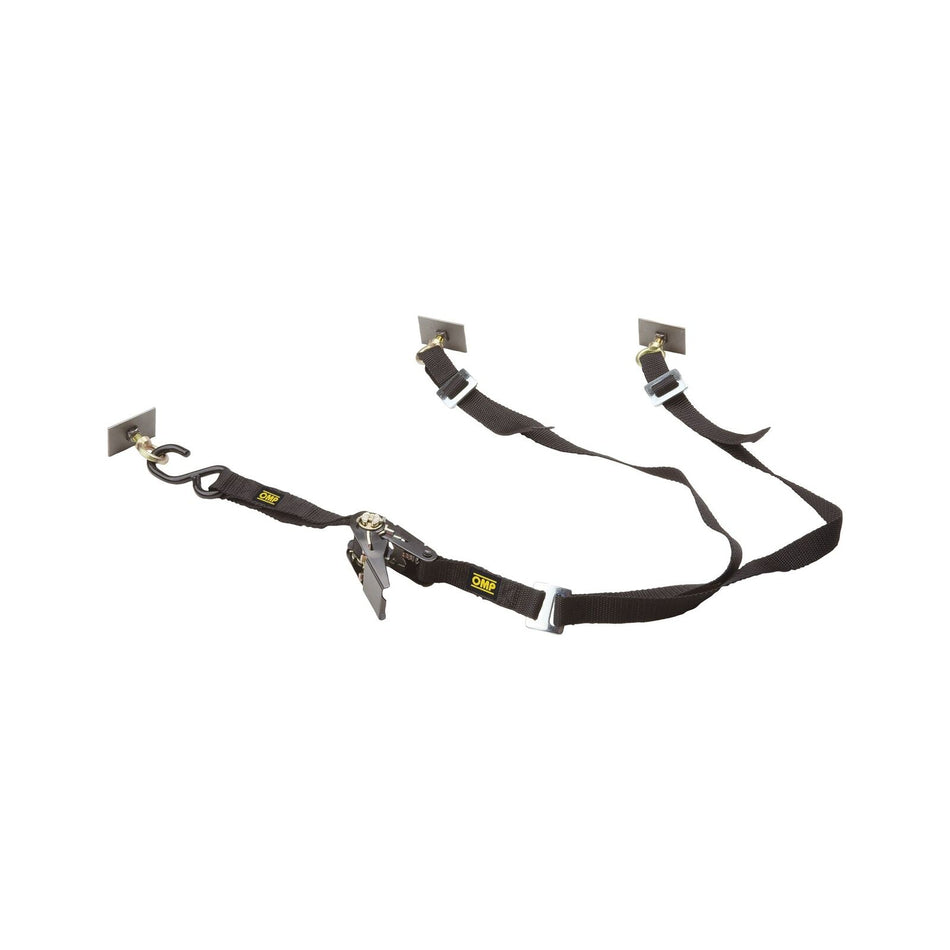 CINGHIA FERMA GOMMA DISCORTA COLORE NERO NYLON