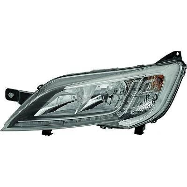 Faro fanale proiettore sinistro JUMPER/BOXER/DUCATO 2014- cromato LED H7