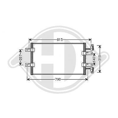 Condensatore clima TRAFIC VI 04/2006 VIVARO 25 CDTi