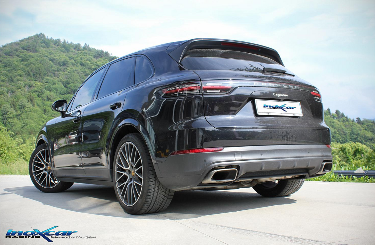 Auspuffanlage Hinten Sport Inox Split Cayenne 536 3.0 V6 SUV 340 Cv Von 2018