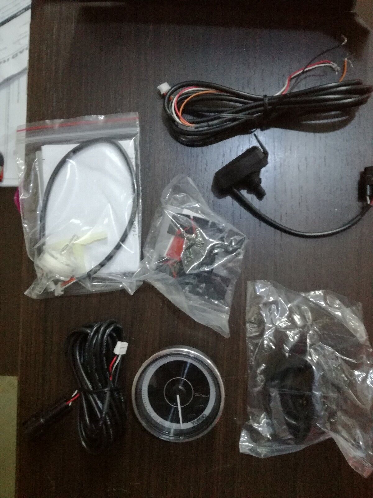 Manometro Strumento 60mm DEPO Racing PRESSIONE TURBO -1+3 bar analogico picco