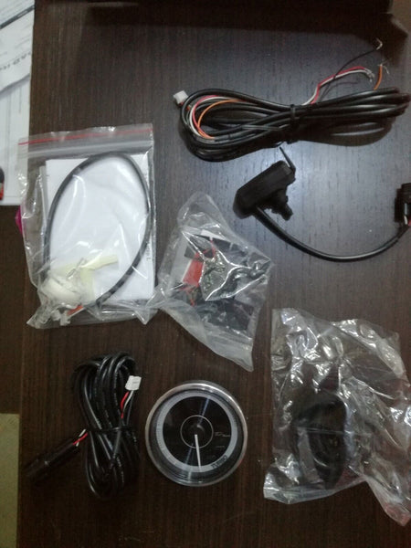 Manometro Strumento 60mm DEPO Racing PRESSIONE TURBO -1+3 bar analogico picco