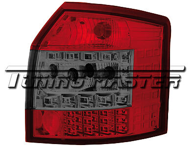 Fari Posteriori LED A4 Wagon B6 01 ->05 Rossi Fumè