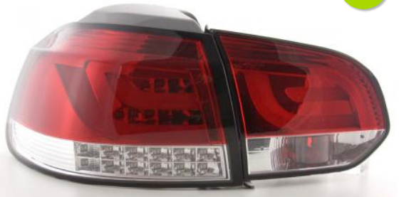Fari posteriori a LED Light Tube Golf VI 6 08->12 Rossi LTI