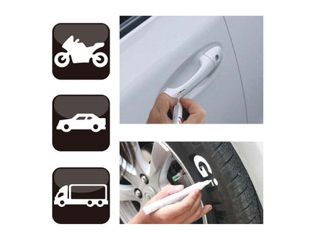 Penna Ritocco Carrozzeria Nero Cancella Graffi Leggeri Pennarello riparatore