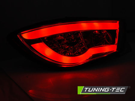 Fari Fanali tuning Posteriori LED fibra Ibiza 6J 2008-   Rossi solo tre porte !