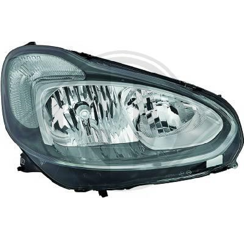 Faro fanale anteriore Destro ADAM 2013- H7+H1 con motorino luce diurna alogena
