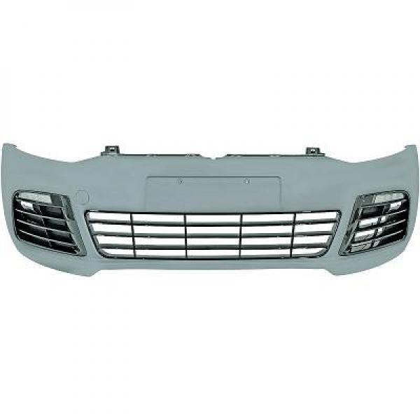 Paraurti anteriore TUNING R20 LOOK POLO 09-14 NO sensori NO lavafari con luce