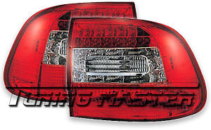Coppia Fari Fanali posteriori tuning a LED Cayenne 955 2003-2006 Rossi