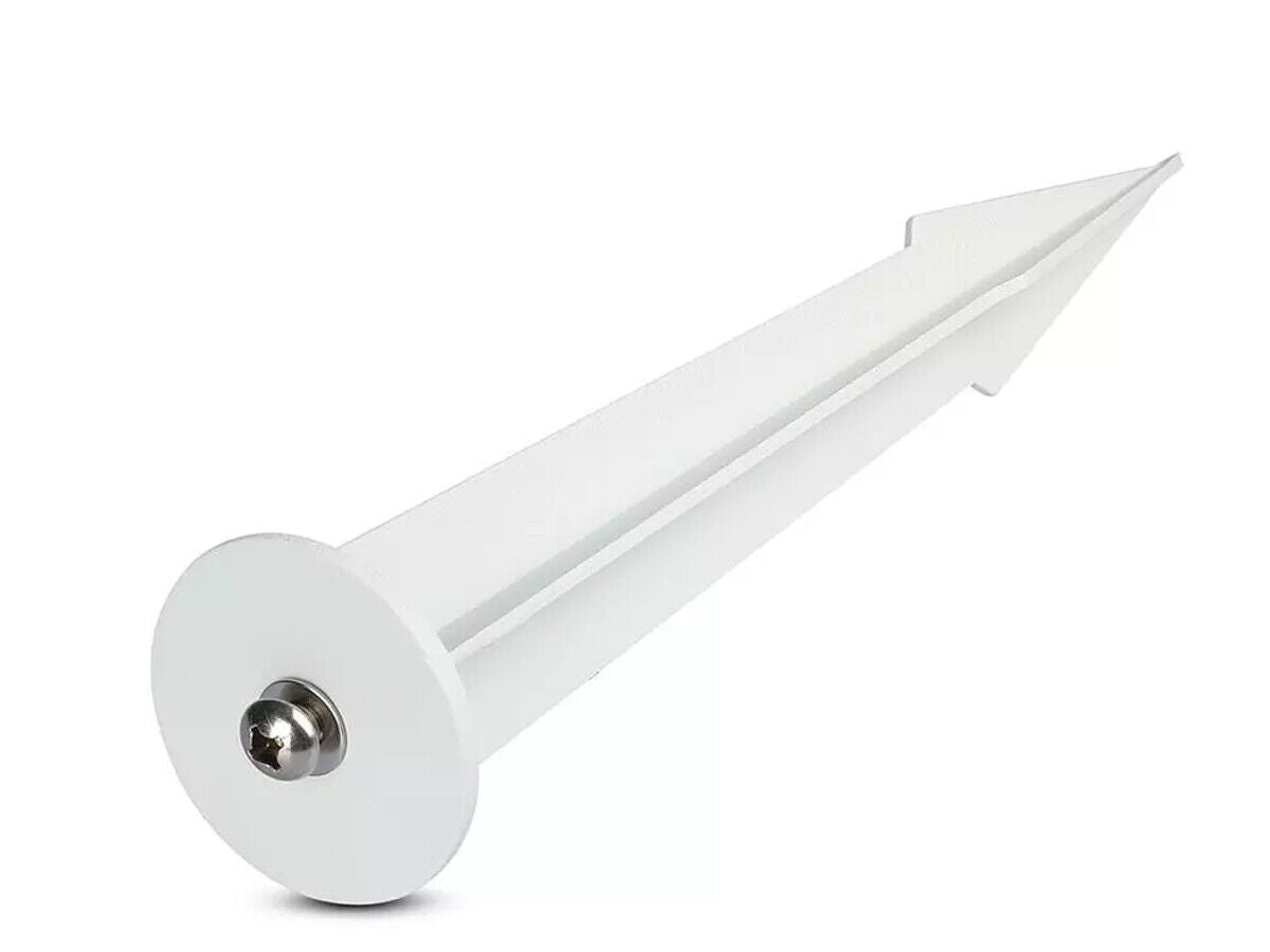 Picchetto in Alluminio per Fari Led Flood Light Colore Bianco Modello Piccolo