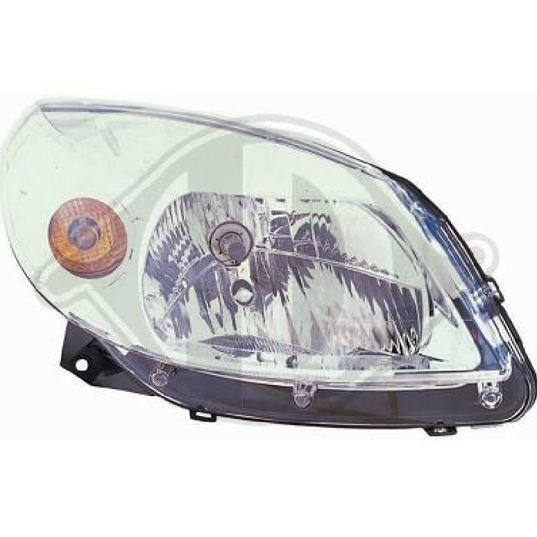 Faro anteriore dx SANDERO 08-11/12 H4 per reg el cromato 820 07 33 877