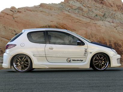 Coppia minigonne 206 3 porte 98-> Tuning