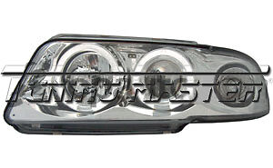 A4 95->98 Fari anteriori con 2 anelli Angel Eyes