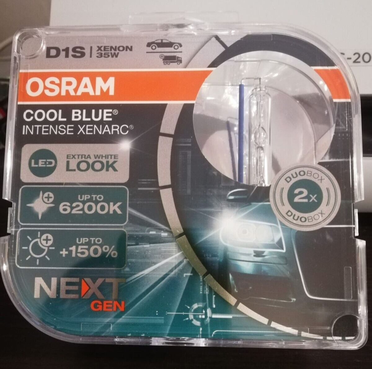 Coppia Lampade OSRAM XENARC COOL BLUE INTENSE D1S next generation