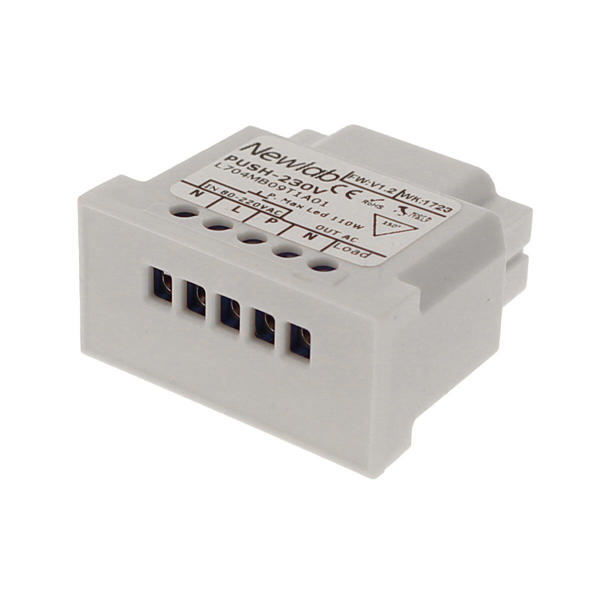 NEWLAB PUSH-230V Led Dimmer Taglio di Fase Con Ingresso Pulsante 110V 220V Max