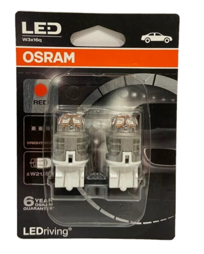 Coppia Lampade Led Lampadine OSRAM LEDriving W21/5W W3x16q 12v 1.5w
